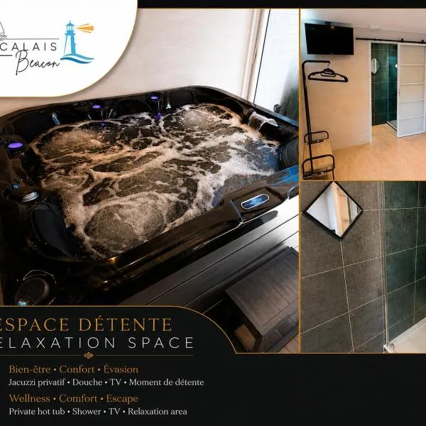 Walk to beach & town I Spa, garage & breakfast optional，位于加来的酒店