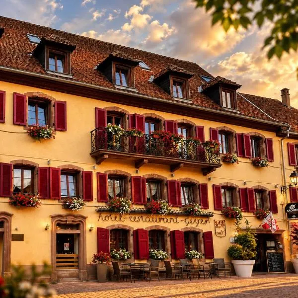 Logis Hôtel-Restaurant Aux Trois Roses,位于拉佩蒂特皮耶尔的酒店