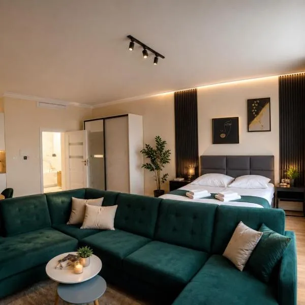 Velvet Apartment Zegrze z klimatyzacją，位于斯诺科的酒店