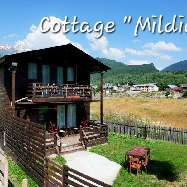 Cottage Mildiani，位于梅斯蒂亚的酒店