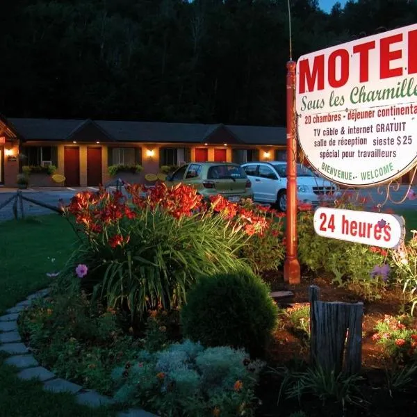 Motel Sous Les Charmilles，位于Cap-Santé的酒店