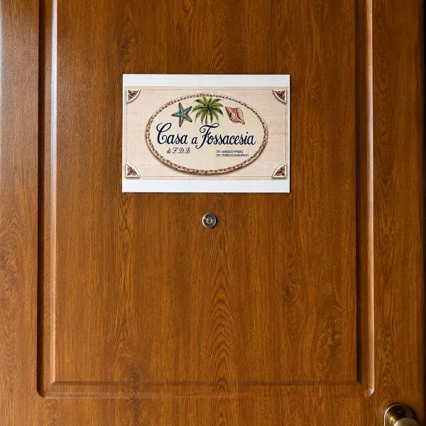 Casa a Fossacesia di F D B，位于福萨切西亚的酒店