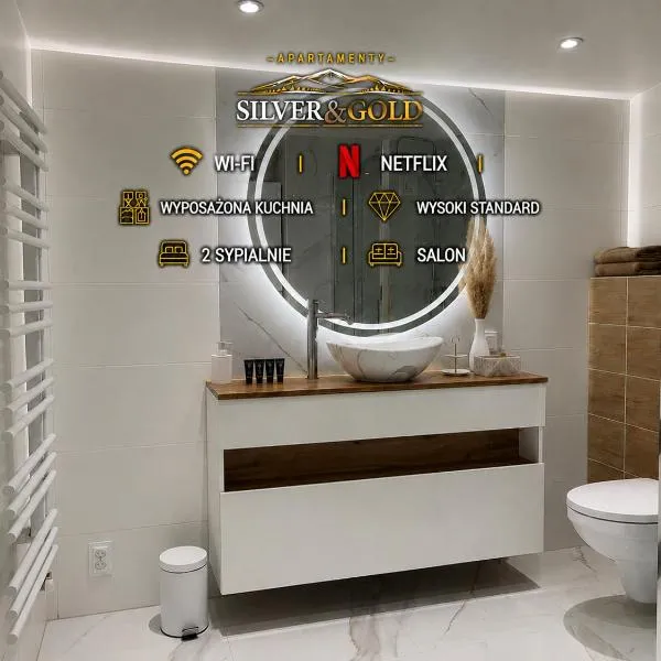 Apartament Silver - Głuszyca - Góry Sowie，位于格武希察的酒店