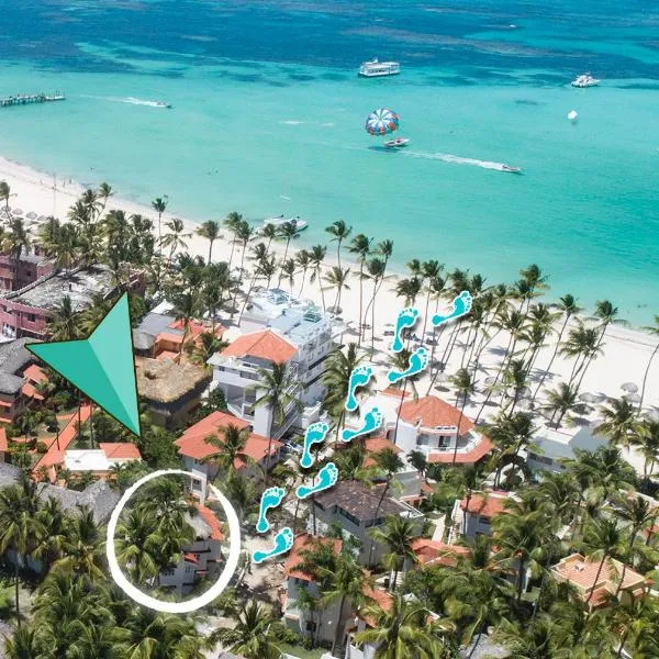 CASAS DEL MAR Los Corales Bavaro Garden VIEW HOTEL Beach CLUB & SPA，位于蓬塔卡纳的酒店