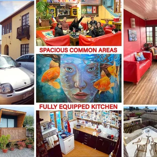 Kuyen Hostel & Tiny Houses，位于皮奇勒姆的酒店