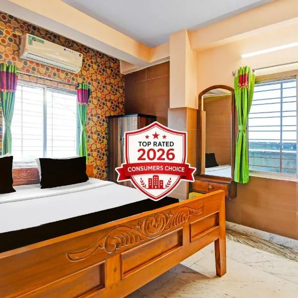 Super Hotel O Rishra Railway Station Formerly Green Guest House,位于Khardah的酒店