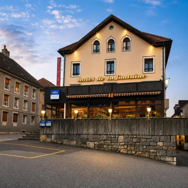 Hôtel La Fontaine,位于Saint-Imier的酒店