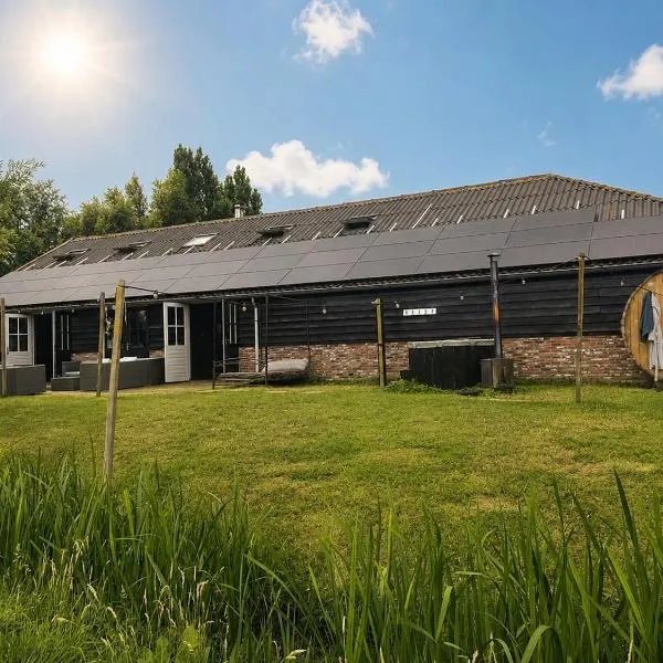 Wellness tussen loslopende alpacas，位于Eemdijk的酒店