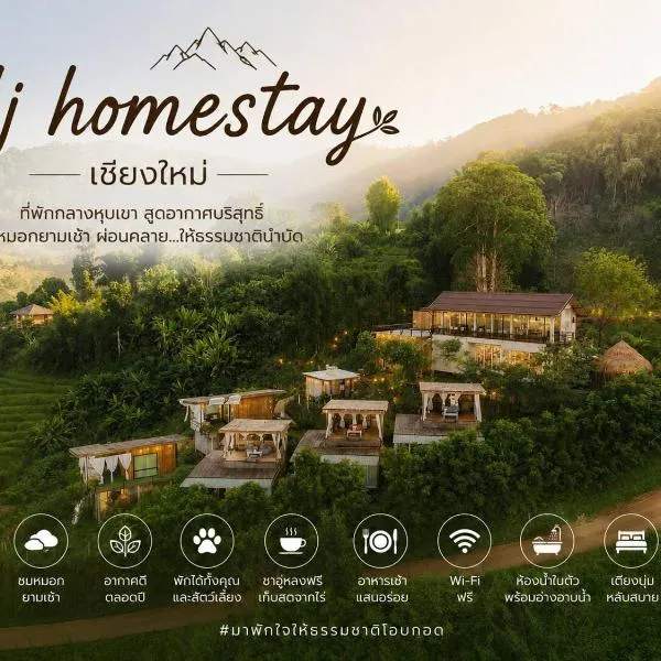 Nj homestay，位于Ban Thung Phan Ha的酒店