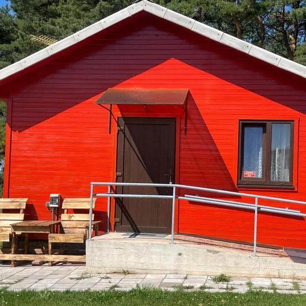 Rāznas ezera namiņš D1 ar elektrisko apkuri，位于Ragi的酒店