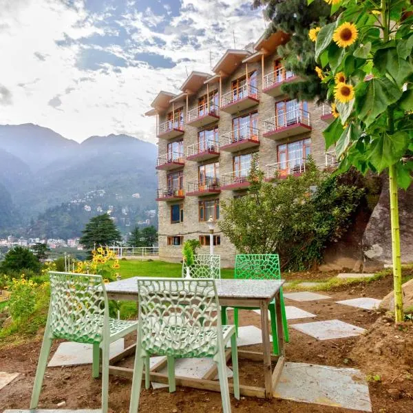 Snow City's Montana Blues Resort Manali - Heated & Air-Cooled Stay,位于马拉里的酒店