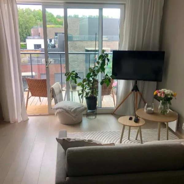 Bright, stylish apartment with a sunny balcony close to nature，位于奥斯陆的酒店
