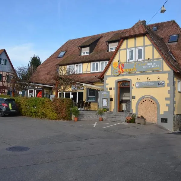 索奈克酒店，位于Untermünkheim的酒店