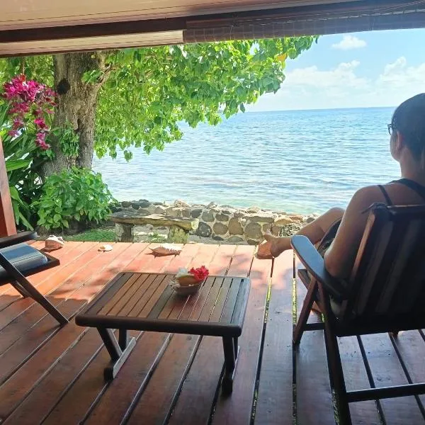 La PERLE de MOOREA Fare MOANA ITI Bord de lagon Baie d'OPUNOHU，位于Orufara的酒店