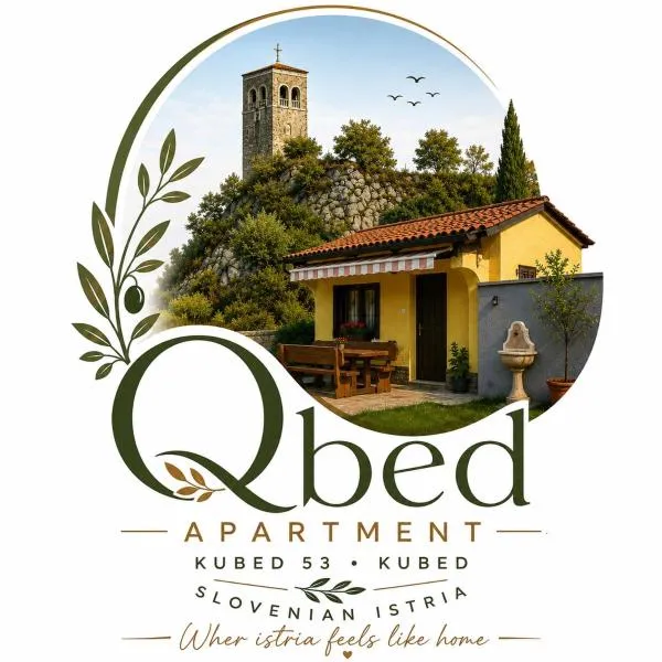 Apartma Qbed-Peaceful Retreat in Slovinan Istria，位于Gračišče的酒店