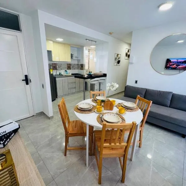 Apartamento central Moderno de lujo y con piscina，位于比亚维森西奥的酒店