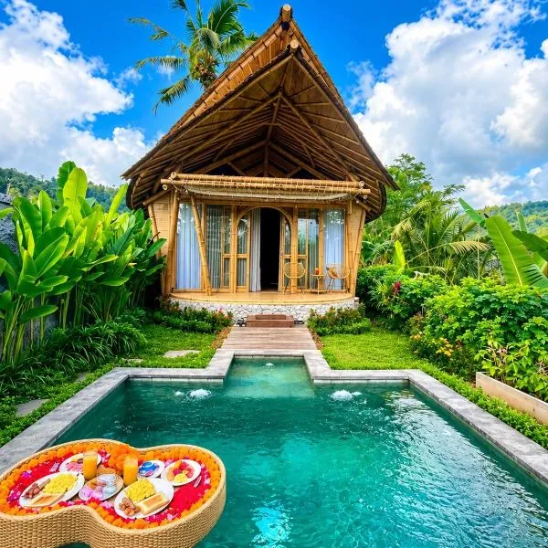 Mantra Bamboo Retreat Near Sidemen，位于Selat的酒店