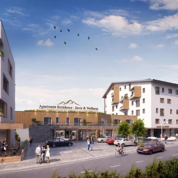 Apartment Rezidence - Javor & Wellness，位于泽勒兹纳·鲁达的酒店