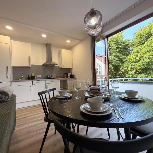 Boutique Apartment Erding Therme Erding Wiesn Oktoberfest，位于埃尔丁的酒店