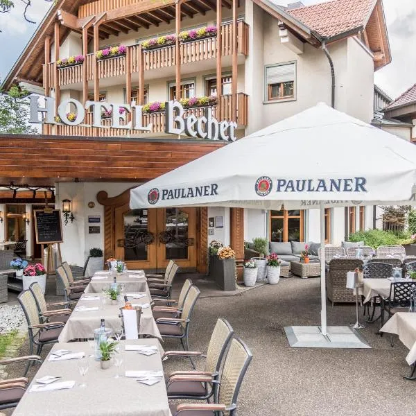 比彻餐厅酒店，位于Böhmenkirch的酒店