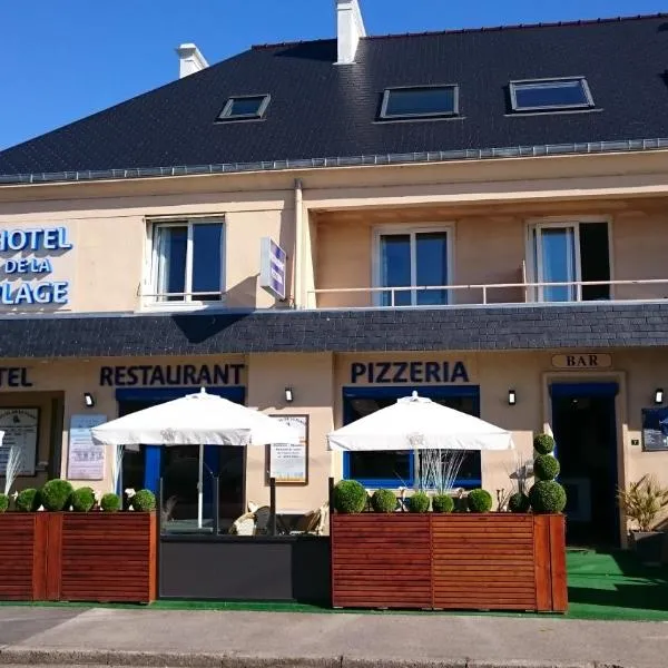 Hotel de la Plage，位于Crasville的酒店