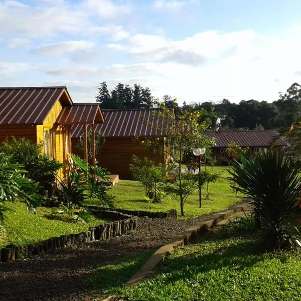 卡瓦尼亚斯多拉利亚山林小屋，位于Leandro N. Alem的酒店