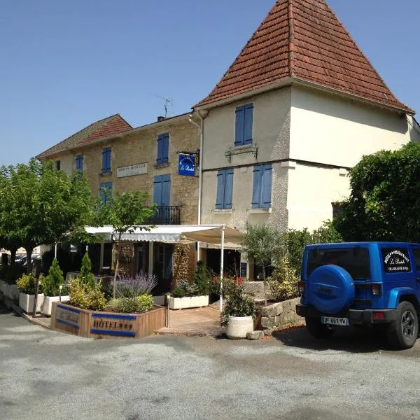 Logis Hôtel Restaurant La Bastide，位于Saint-Cernin-de-lʼHerm的酒店