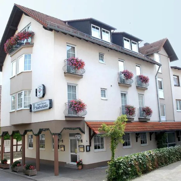 Hotel Stadtschänke，位于奥登瓦尔德县赫希斯特的酒店