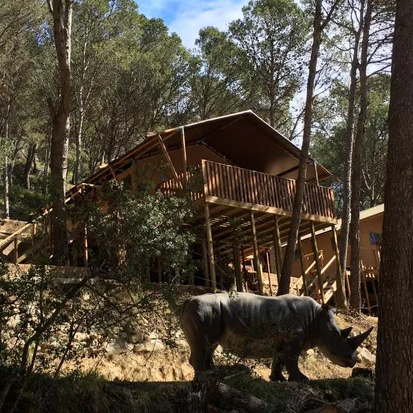 Glamping Lodge Estartit，位于Montrás的酒店