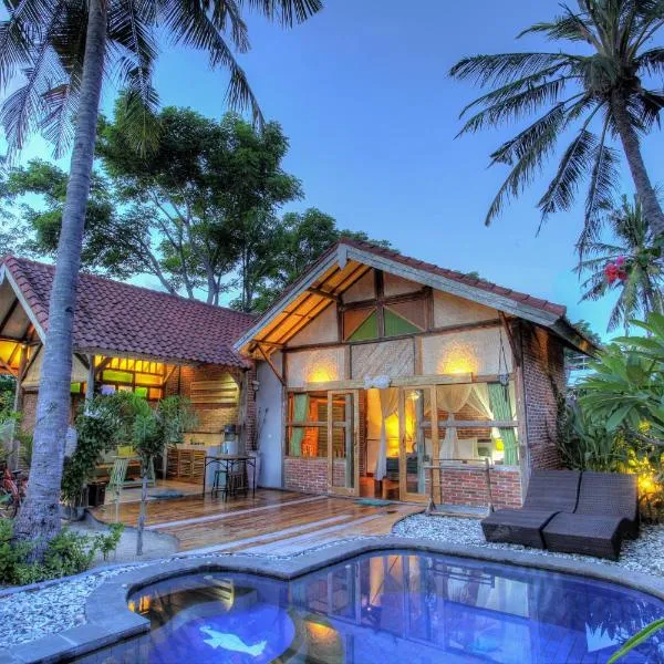 Villas SAMALAMA Gili Air，位于吉利阿尔的酒店