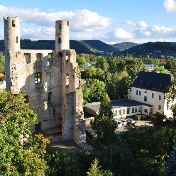 Hotel Am Hohen Schwarm，位于Saalfelder Höhe的酒店