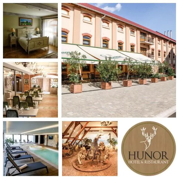 Hunor Hotel és Étterem，位于瓦沙罗什瑙梅尼的酒店