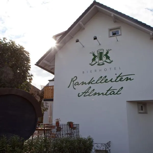 Bierhotel Ranklleiten Almtal，位于Steinbach am Ziehberg的酒店