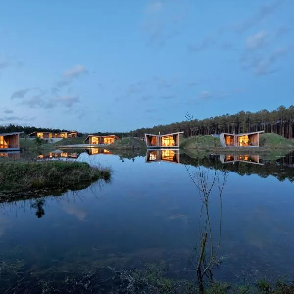 Les Échasses Golf & Surf Eco Lodge，位于Saubion的酒店