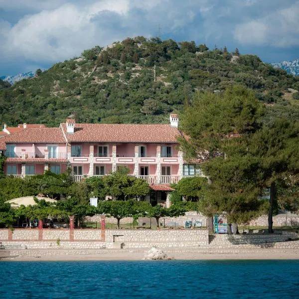 Hotel Villa Barbat，位于Otok Rab的酒店