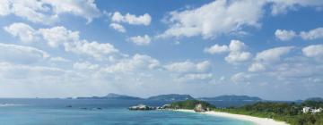 冲绳县的海滩短租房