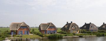 Frisian lakes的船屋
