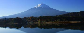 富士山的浪漫度假酒店