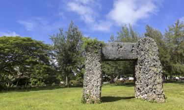 Tongatapu Island的木屋