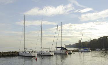 Leman Lake South的海滩酒店