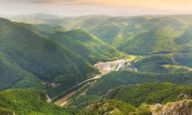 Ovčar Banja Spa的豪华帐篷营地