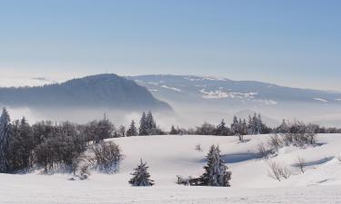 Jura Mountains的自助式住宿