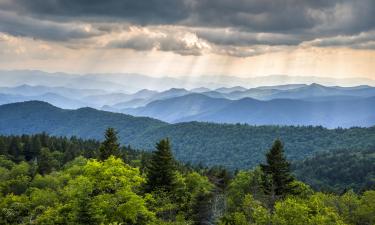 Great Smoky Mountains National Park的豪华帐篷