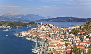 Poros Island的别墅