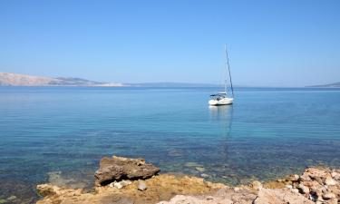 Pag Island的海滩短租房