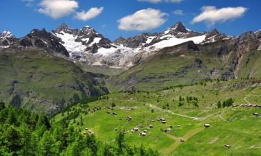 瑞士阿尔卑斯山的旅馆