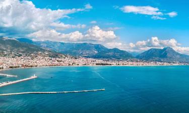 土耳其地中海地区的海滩酒店