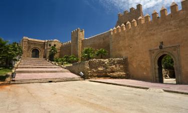 Rabat-Sale-Kenitra的摩洛哥传统庭院
