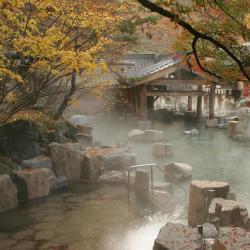 温泉住宿  3家温泉酒店位于Arashiyama Onsen 