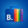 Booking.com的Travel Proud标识